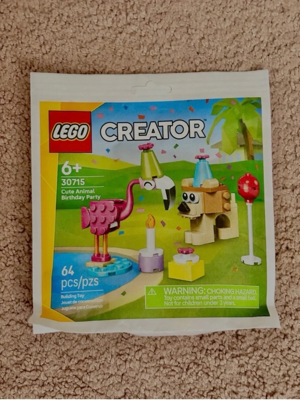 New Sealed 2026 Lego Creator 30715 Cute Animal Birthday Party Paperbag Set